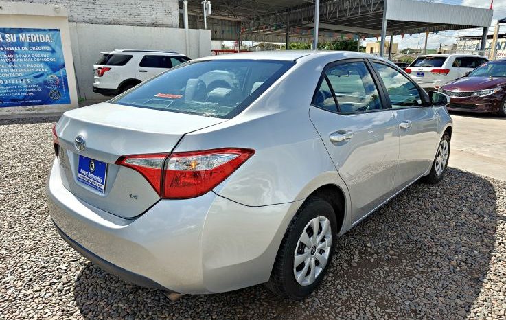 Toyota Corolla 2016 lleno